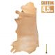 Bande entière SKIRTING cuir Vachette tannage végétal ép. 4,5mm Grade B coloris Naturel