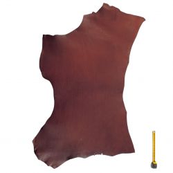 Collet entier Vachette ép. 4,2mm tannage végétal 2nd choix Marron Acajou