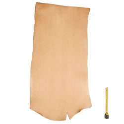 Croupon ép. 2,5mm Tannage végétal cuir Vachette coloris Naturel