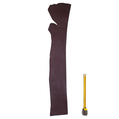 Cuir épais Vachette 3,6 mm tannage végétal 2nd choix peau Marron foncé