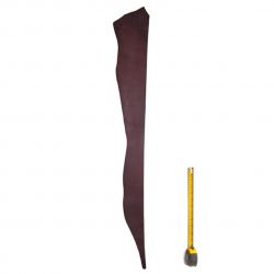 Cuir épais Vachette 3,6 mm tannage végétal peau Marron foncé