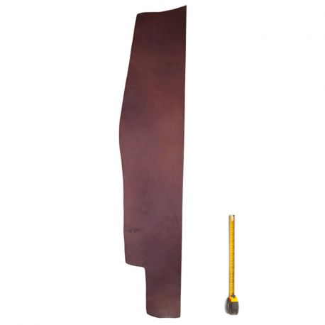 Cuir épais Vachette 4 mm tannage végétal 2nd choix peau Marron foncé