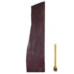 Cuir épais Vachette 3 mm tannage végétal peau Marron foncé