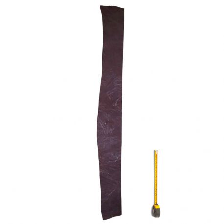 Cuir épais embossé Vachette 3 mm tannage végétal peau Marron foncé