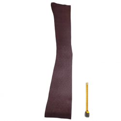 Cuir épais embossé Vachette 2,8 mm tannage végétal peau Marron foncé