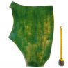 Cuir tannage végétal Vachette 2mm Vert antique patiné main