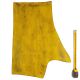 Cuir tannage végétal Vachette 2mm Jaune antique patiné main